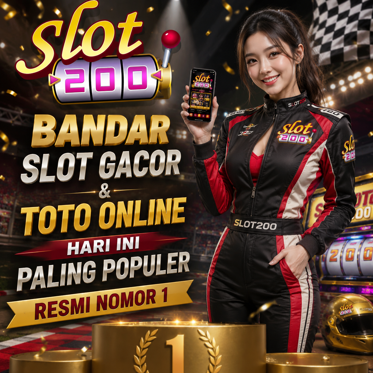 SLOT200 Bandar Slot Gacor & Toto Online Hari Ini Paling Populer Resmi Nomor 1